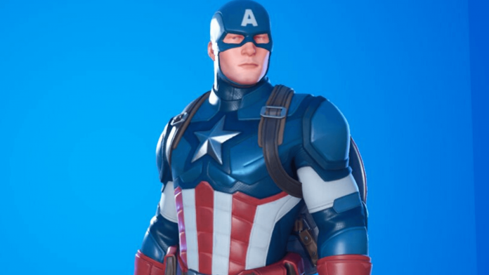 Fortnite in Captain America