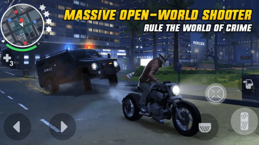 Gangstar New Orleans OpenWorld; Best Games like GTA on Google Play Store for Android devices