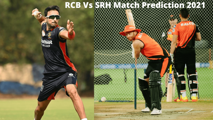 IPL Match Prediction 2021 RCB Vs SRH