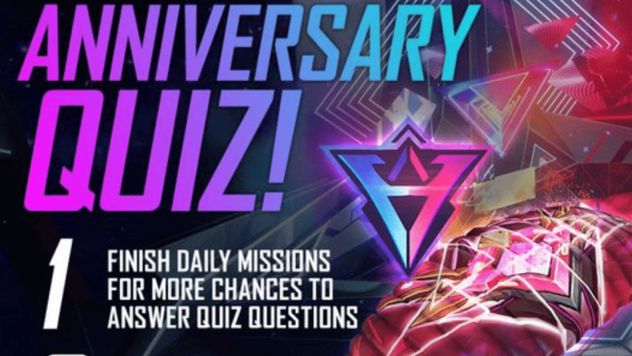 Free Fire 4th anniversary quiz answers 2021
