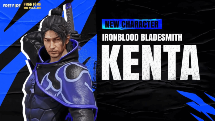 new character Kenta added in the Free Fire OB33 update