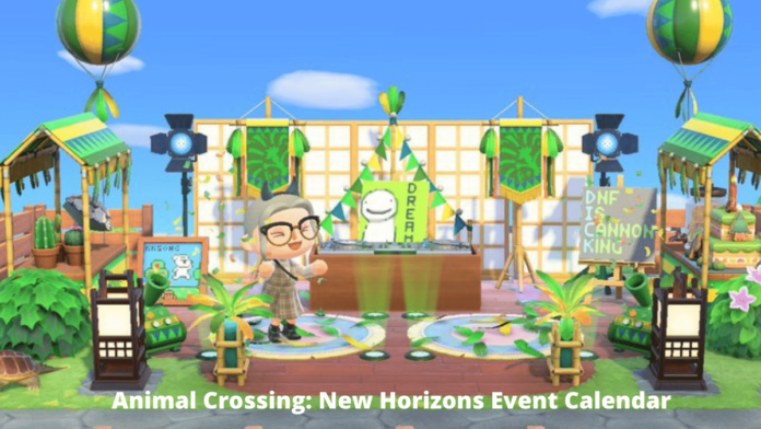 Animal Crossing New Horizons Event Calendar for 2022