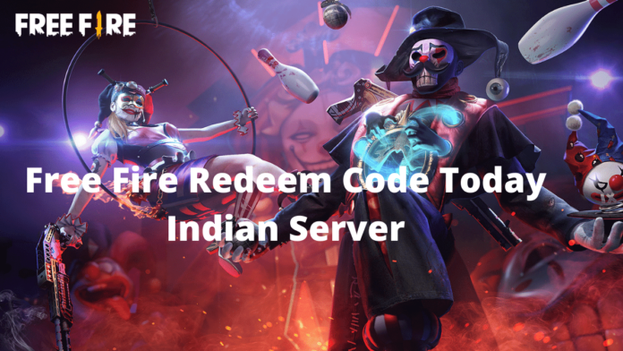 Free Fire Redeem Code list Today Indian Server