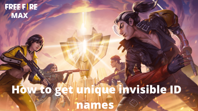 How to get unique invisible ID names in Free Fire MAX