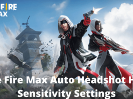 Best sensitivity settings for Free Fire Max Auto headshot hack in mobile 4GB RAM