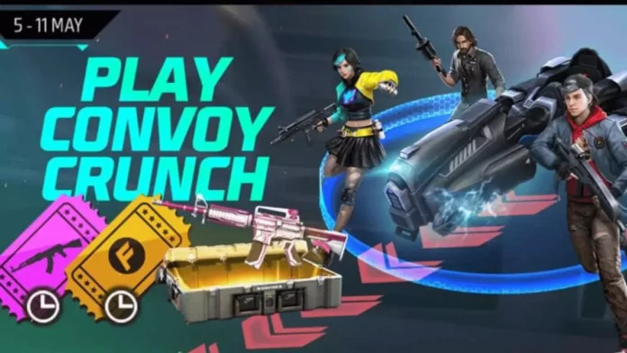 How to Get Free vouchers and weapon loot crates from Convoy Crunch event in Free Fire Max